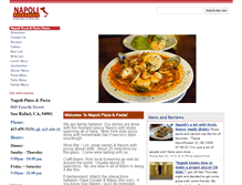 Tablet Screenshot of napolirestaurant.biz
